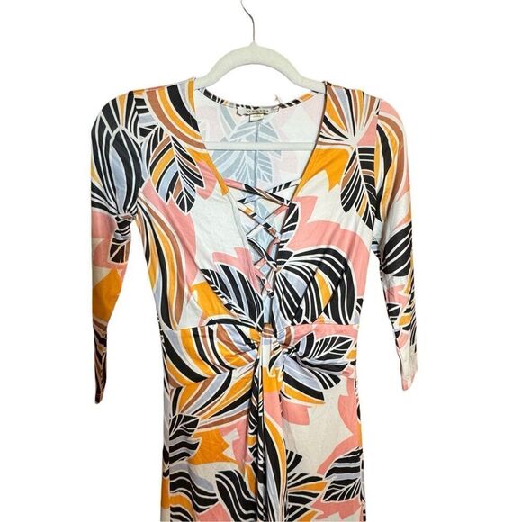 NEW Yumi Kim One & Only pattern Maxi Dress Sz XS in Pink Retro Bloom - Picture 7 of 15